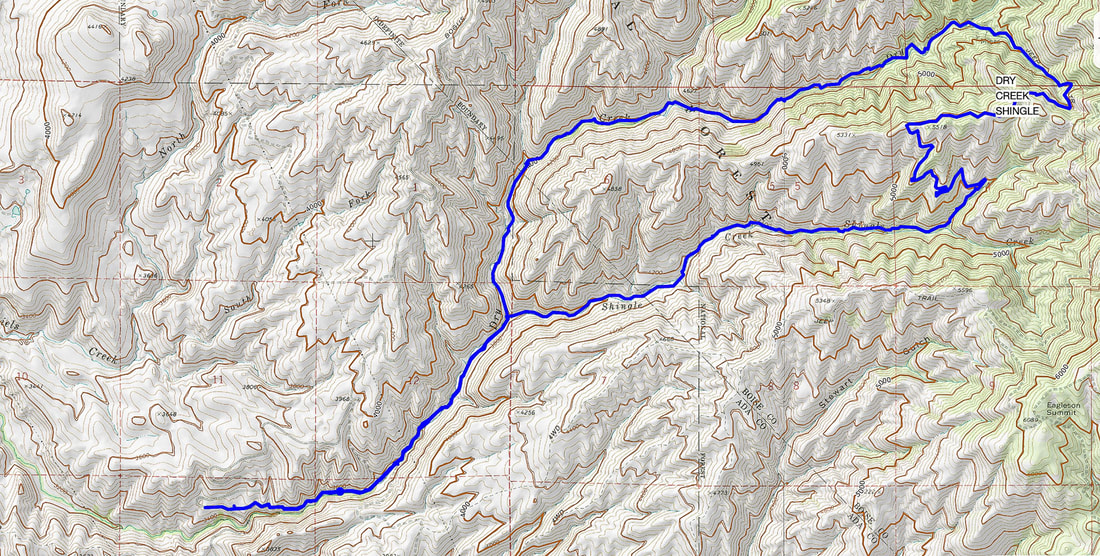 Dry Creek » Trail Map » Boise Trails
